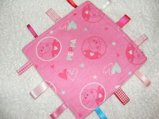 Taggy Hand Made in Peppa Pig Fabric Comforter