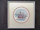 Pat Buckley Moss Framed Print Apple Kids Print date 1986 Sold out 