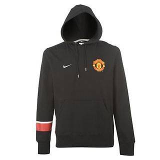 Manchester United   Nike Core Hoody   Mens Hooded Top   Black   NEW 