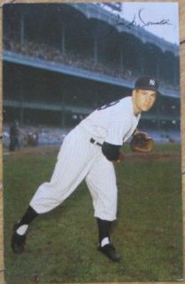 1950s Chrome Baseball Postcard NY Yankees, Jim McDonald