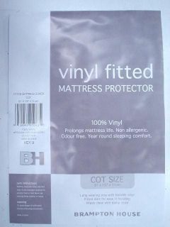 Cot Mattress Protector   Soft Vinyl