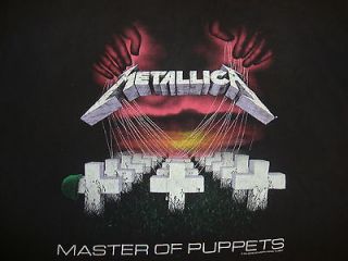 Vintage 90s Metallica master of puppets 1994 concert tour T Shirt XL