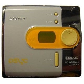 Sony MZ N420D Minidisc/MD//WMA Player / USB Recorder   Grey   VERY 