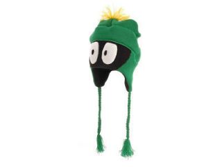 Marvin the Martian Knit Looney Tunes Hat Cap Beanie Green St. Patrick 