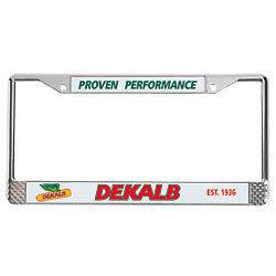 Dekalb Seeds License Plate Frame to surround current plate, this is a 