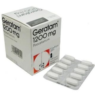 100 Memory Boosters   Geratam / Piracetam 1200 mg Pills   Brains 