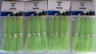16 x 5.5 Lumo Squid. Excellent Lures, Teasers or on Deep Sea Rigs