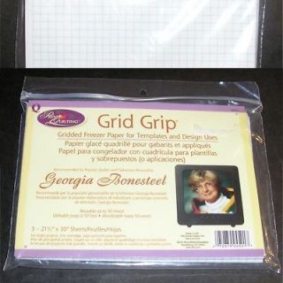 Gridded Freezer Paper 3 in pack Prym Dritz template NEW