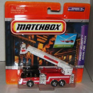 Matchbox Real Working Rigs Pierce Velocity Aerial Fire Truck
