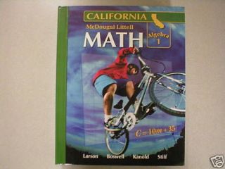 mcdougal littell algebra 1 in Textbooks, Education