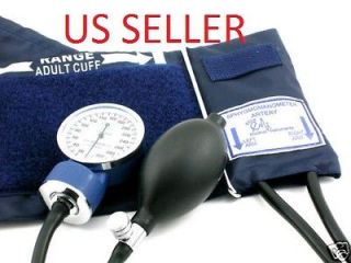 US Seller Sphygmomanometer adult size blood pressure cuff w/case FREE 