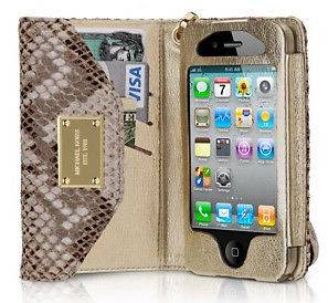 MICHAEL KORS iPhone Wallet with Wrist Strap   SHIPS WORLDWIDE DAILY 
