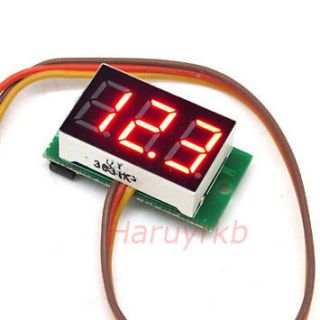   .9V digital Red LED Panel Voltage Meter Voltmeter F/ 12V 48V 36V 100v