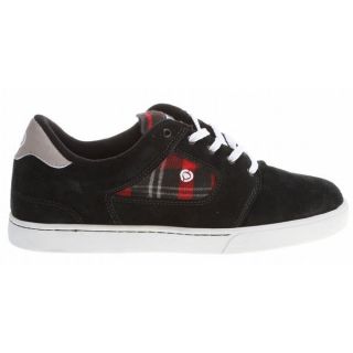 Circa Talon Skate Shoes Black/Red Plaid