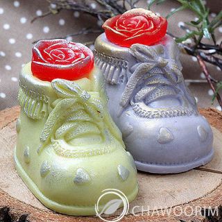 Wholesale 3D Silicone Soap Molds Moulds   Lace shoes 02