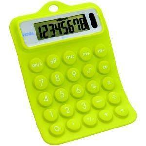 ROYAL RUBBER BENDABLE GREEN CALCULATOR NEW FREE US SHIP