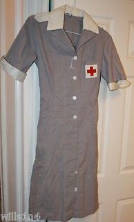   Nurse Cadet 1 Piece Grey Work Uniform/Dress Floding Company Atlanta
