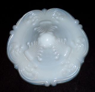   Vallerysthal Opalescent White Milk Glass Bowl Jar Box Lid 2 available