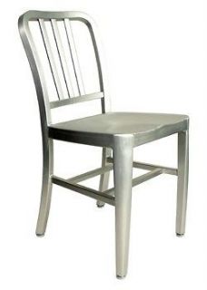New Commercial Outdoor Aluminum Vertical Back Chair