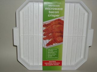New Microwise Microwave Cooker Crispy Bacon Crisper