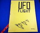 UFO FLIGHT BOOK by UFO CONTACTEE Hal Wilcox 1968 Hollywood Alien 