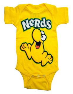 Nestle Nerds Yellow Nerd Logo Vintage Style Life Clothing Baby 