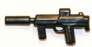 BrickArms LEGO Minifigure Weapon   Tactical MP 7 PDW Silencer Gun