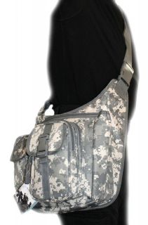   ACU Camo Messenger Bag Haversack Laptop Case Military Shoulder Book