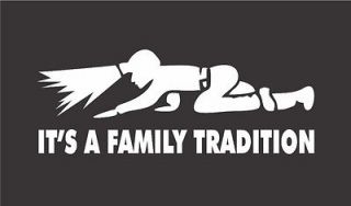   Coal Miner ITS A FAMILY TRADITION Mining Decal 3x8 COAL MINE Sticker