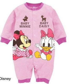   Baby Girl Pink Halloween Party Clothes Romper Minnie Mouse Duck 0 12M