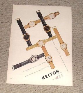 1947 Kelton Watch Ad Mickey Mouse Watch.