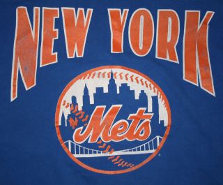 Vtg New York Mets Baseball 90s T Shirt medium m