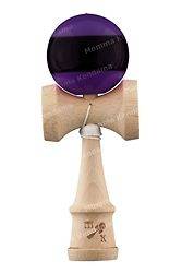 Momma Kendama Purple with Black Stripe, Includes Extra String