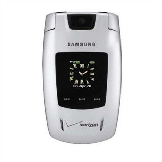 Verizon Samsung SCH U540 CDMA Cell Phone No Contract Silver/Black Used 