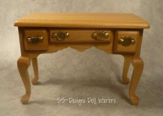   Miniature Maple Buffet Table Desk Vanity French Provincial Furniture