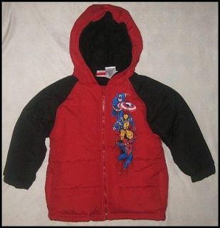 NWT Marvel Spiderman Boys Winter Jacket Coat Size 3T $60 FREE US 