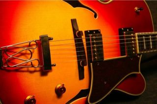 PEERLESS SUNSET Archtop Hollowbody Electrtic Guitar