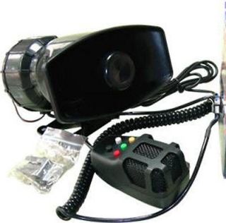 12V 50W Loud Horn for Car Van Truck Motorcycle with 5 Sounds PA System