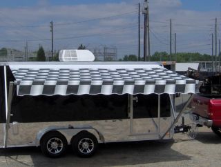   motorcycle cargo trailer A/C unit w awning toy hauler camper NEW