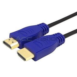 Blue HDMI Cable 25Ft 1.4 1080P Ethernet For Bluray 3D TV DVD PS3 HDTV