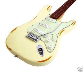   Strat 1950 Distressed Cream (Tim Gentle Music Owners of Antoria