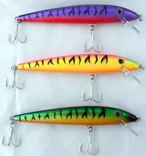 NEW 7 Inch Musky Muskie Lures Crankbait Rattle Catfish Northern Pike 