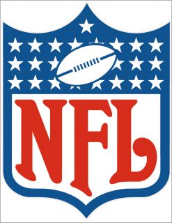 NFL Logo wall, window, sticker, decal National Football League Gloss 