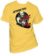 New Jethro Tull Too Young To Die Medium Mustard T shirt