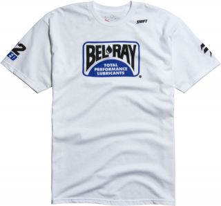  Chad Reed Bel Ray White Short Sleeve Tee Two Two Motorsport T Shirt