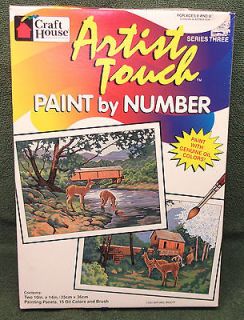 SEALED Craft House Artist Touch Oil Paint by Number Natural Beauty 