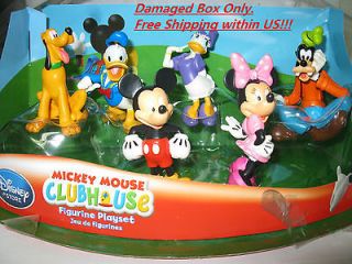 Disney Mickey Mouse Clubhouse Figurine Play Set 6 pcs Non Sealed