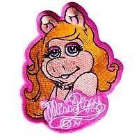 The Muppets Miss Piggy Embroidered Girls Iron On Patch