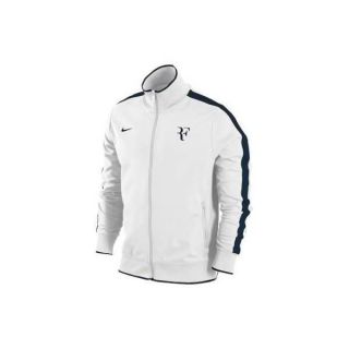   Federer RF Indian Wells BNP 2009 Tennis Jacket nadal XL White navy