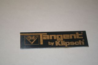 klipsch tangent in Vintage Electronics